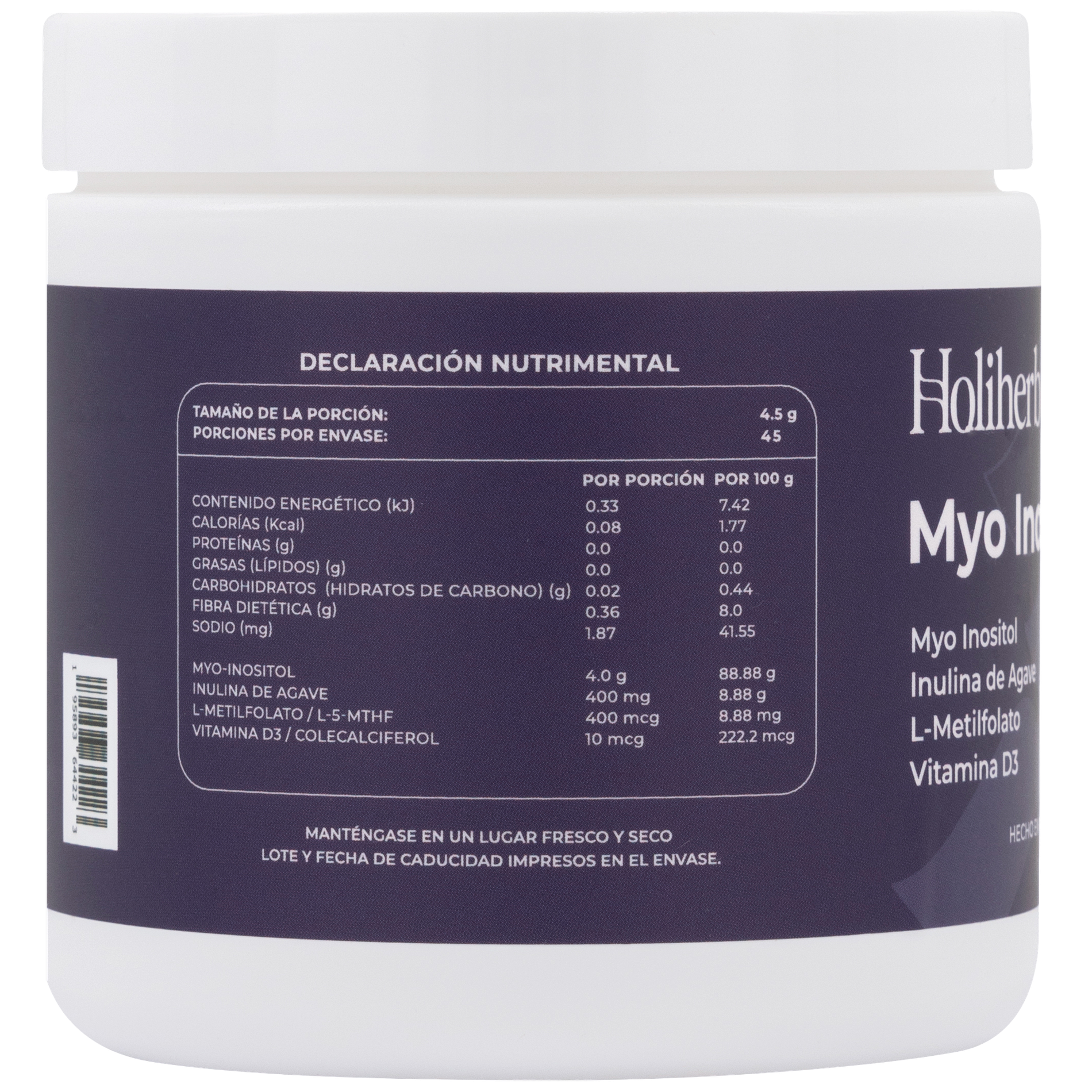 Myo Inositol con Metilfolato (en polvo) - Imagen 4