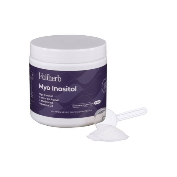 Holiherb Myo Inositol en polvo con Metilfolato. Como servir.