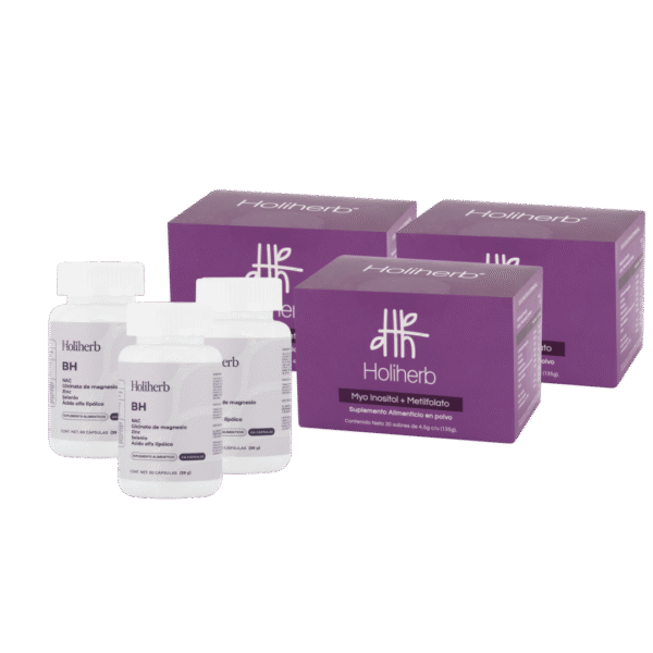 Kit Myo Inositol con Metilfolato en Sobres + Cápsulas BH (3 meses)