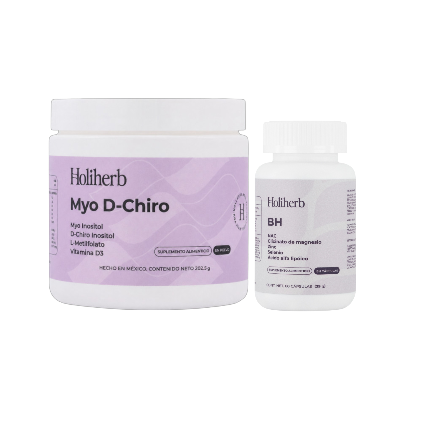 Kit Myo & D-Chiro Inositol + Cápsulas BH