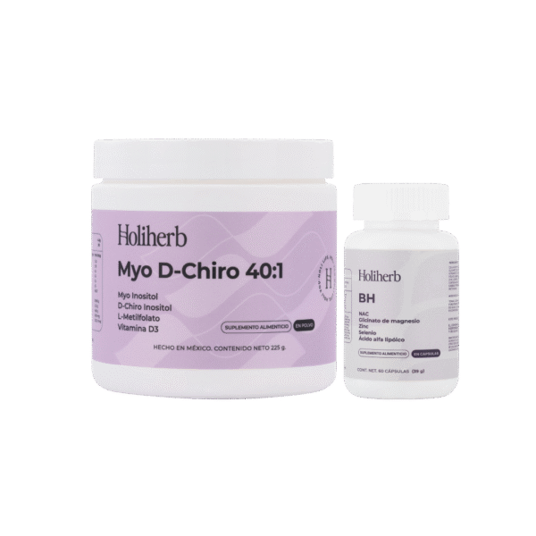 Kit Myo & D-Chiro Inositol + Cápsulas BH