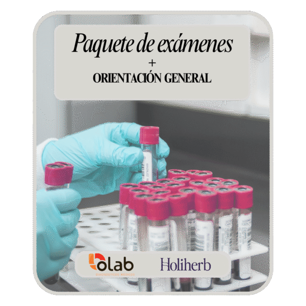 Paquete de Exámenes OLAB x Holiherb + Orientación de Resultados (Sólo CDMX)